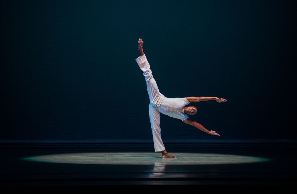 AAADT's Yannick Lebrun in Alvin Ailey's <i>Revelations</i> © Christopher Duggan