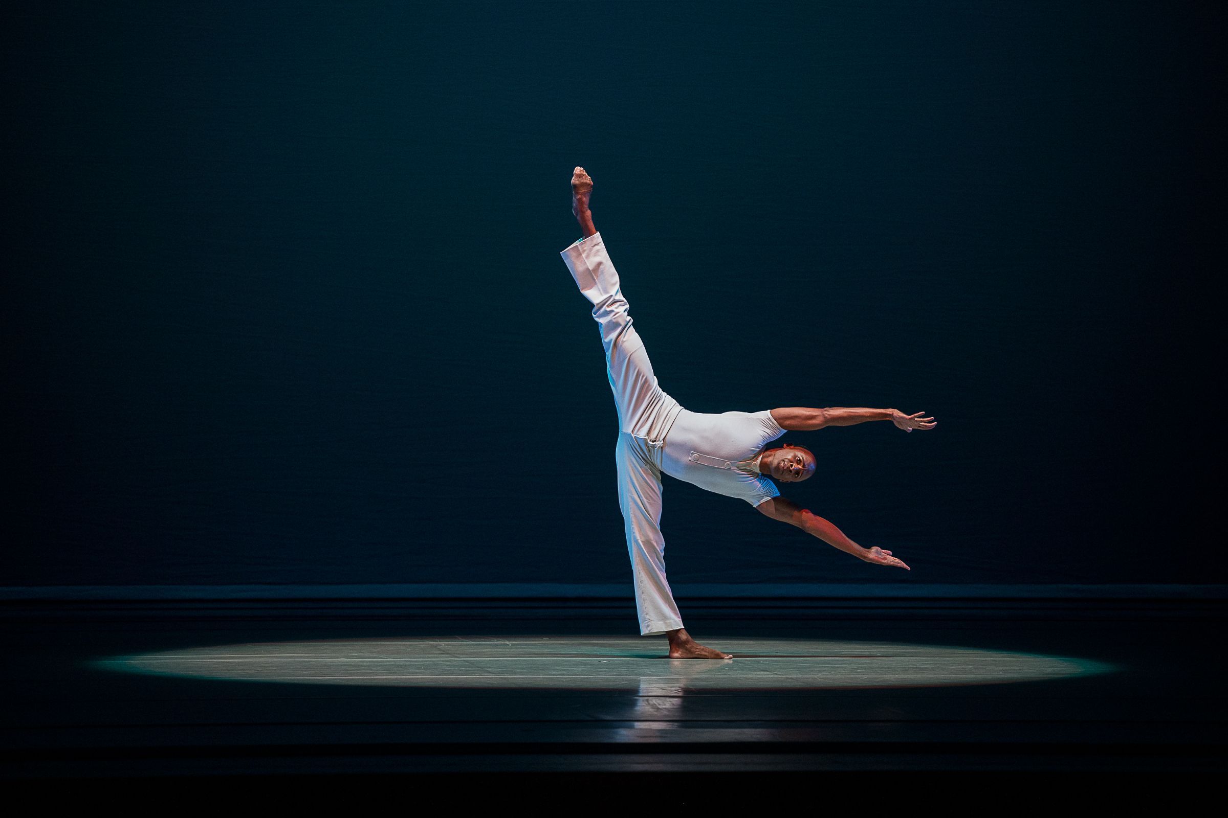 AAADT's Yannick Lebrun in Alvin Ailey's <i>Revelations</i> © Christopher Duggan
