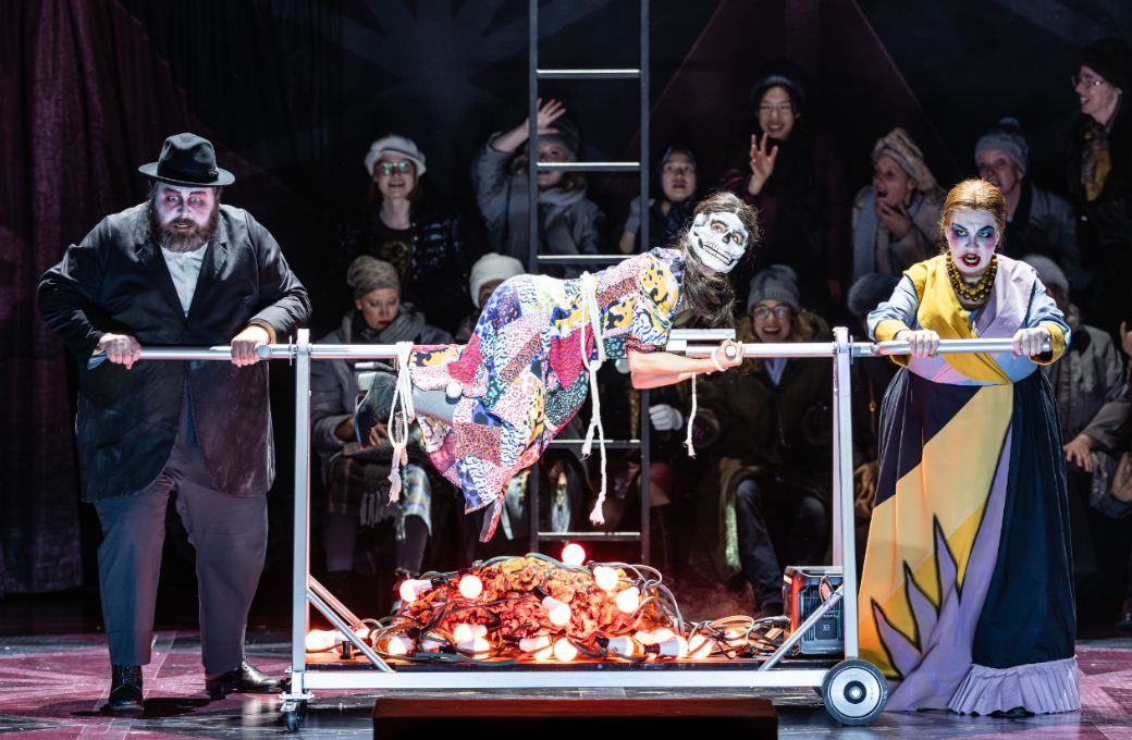 Matti Turunen (Patsyuk) und Ekaterina Semenchuk (Solokha) © Geoffroy Schied