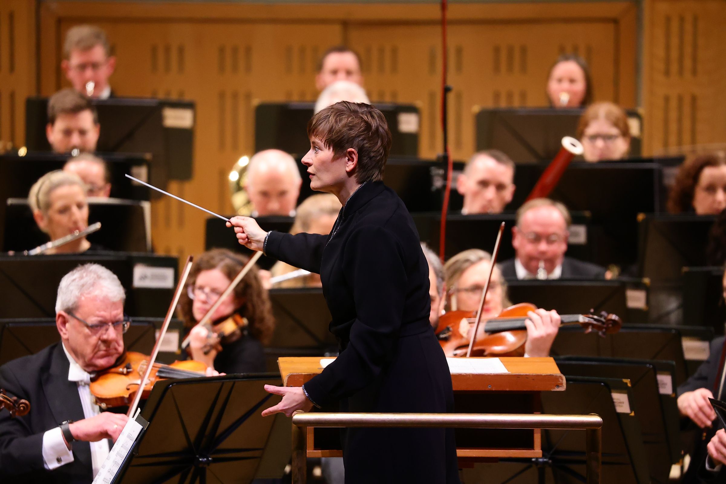 Anja Bihlmaier conducts the National Symphony Orchestra Ireland &copy; Joanne Taaffe | National Symphony Orchestra Ireland