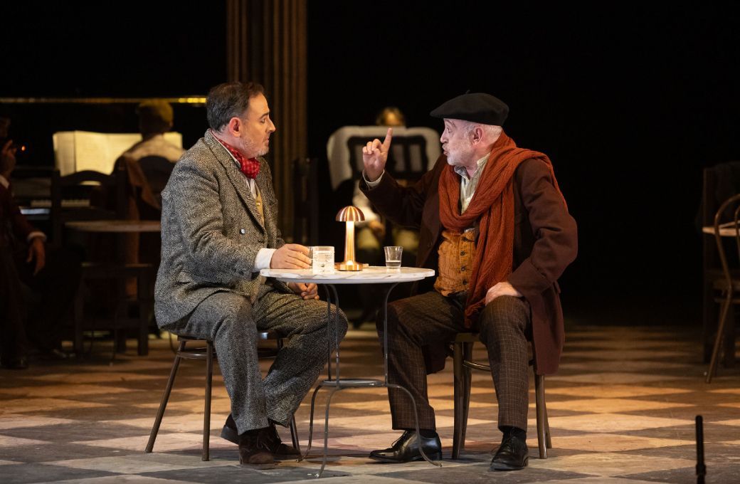 Joan Laínez (Pablo Sorozábal) y Juan Calot (Pío Baroja) © Miguel Barreto | Auditorio de Tenerife