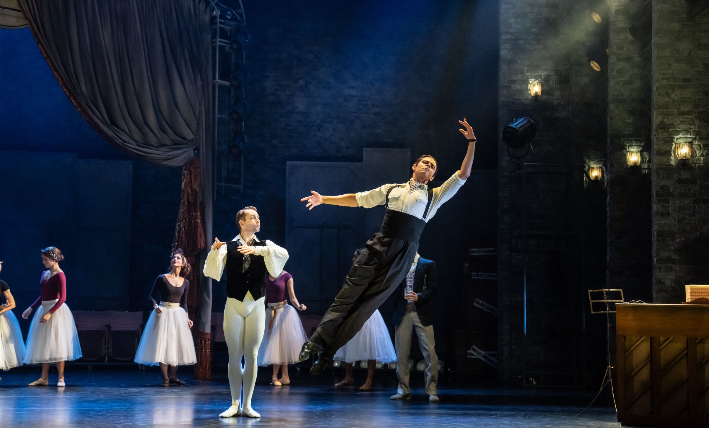 Liam Mower as Ivan Boleslawsky and Glenn Graham as Grischa Ljubov in <i>The Red Shoes</i> © Johan Persson