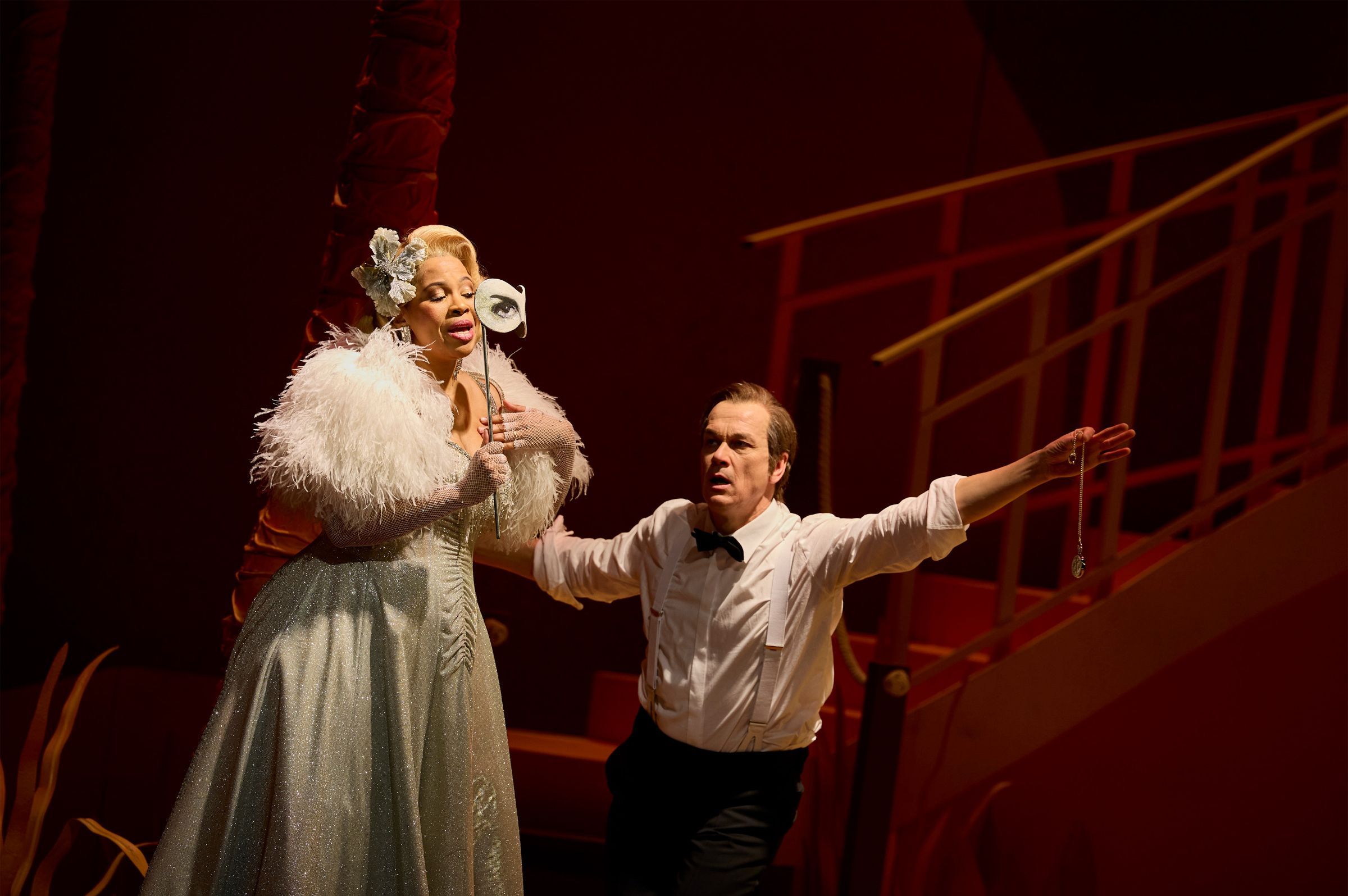 Golda Schultz (Rosalinde) und Matthias Klink (Gabriel von Eisenstein) &copy; Herwig Prammer