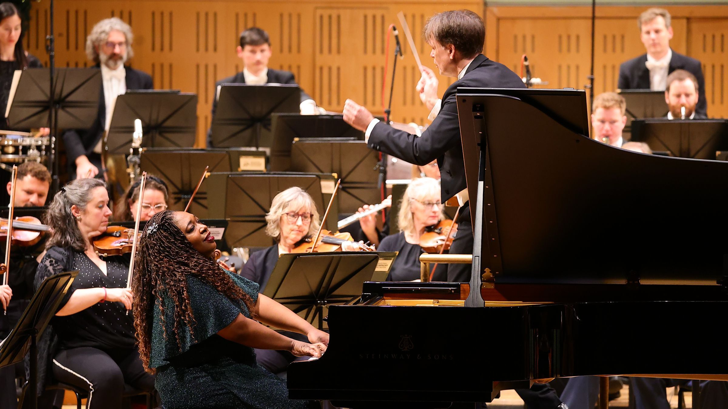 Michelle Cann, Patrik Ringborg and the National Symphony Orchestra Ireland &copy; Joanne Taaffe | National Symphony Orchestra Ireland
