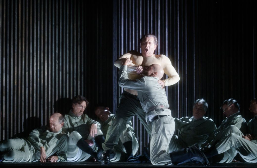 Andreas Schager (Drum Major) and Sir Simon Keenlyside (Wozzeck) &copy; Stephan Rabold