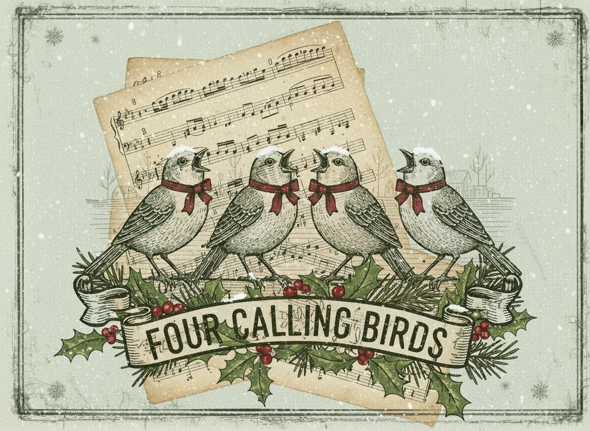 Four calling birds