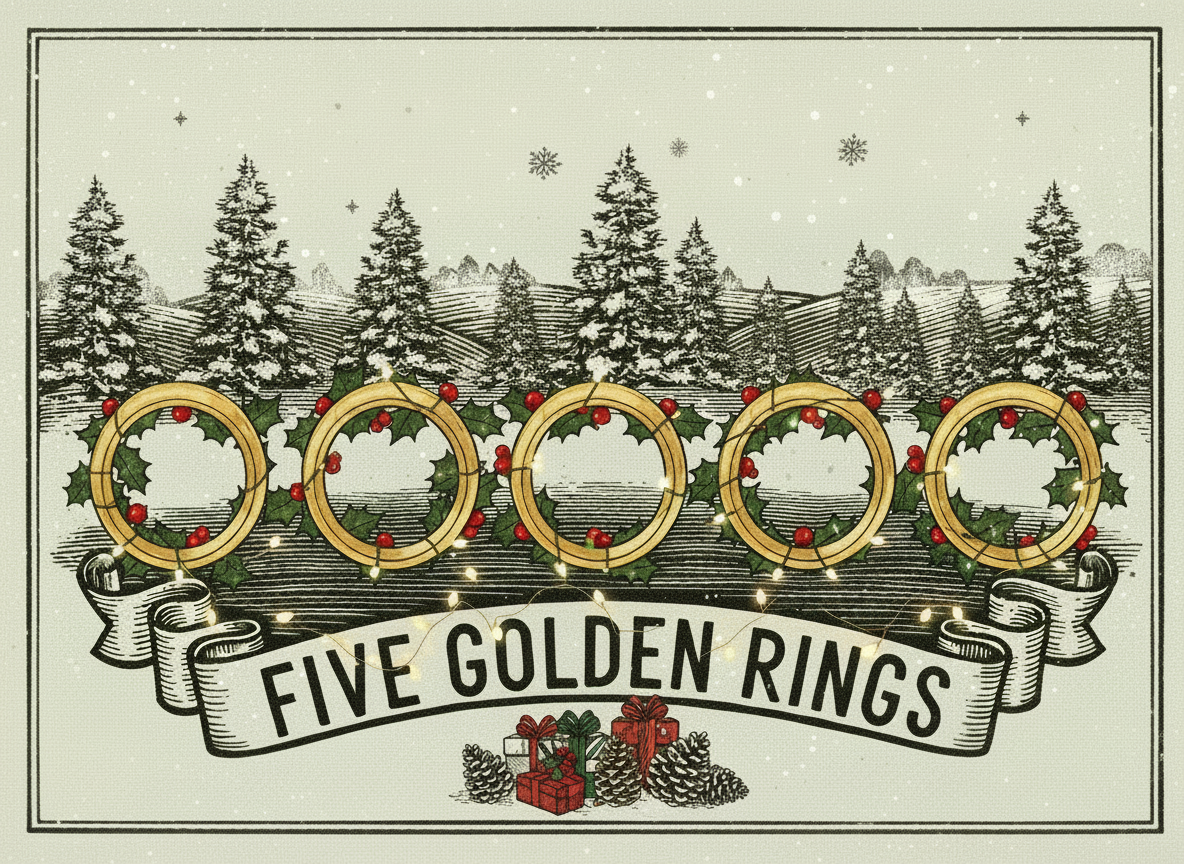 Five golden rings