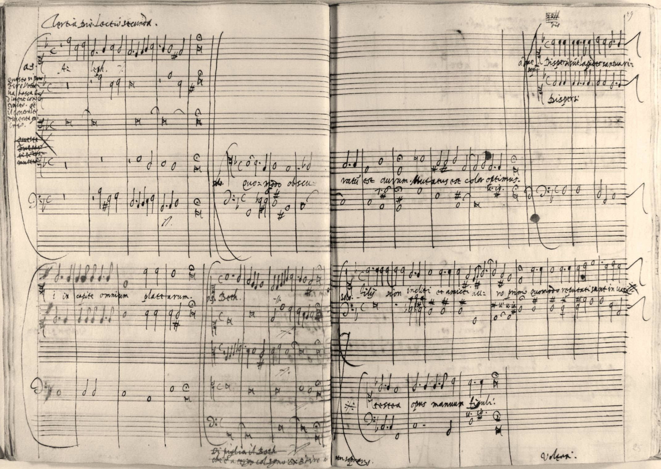 From Emilio de’ Cavalieri’s <i>Lamentations of Jeremiah</i> (c.1590) &copy; Biblioteca Vallicelliana MS O 31 | IMSLP