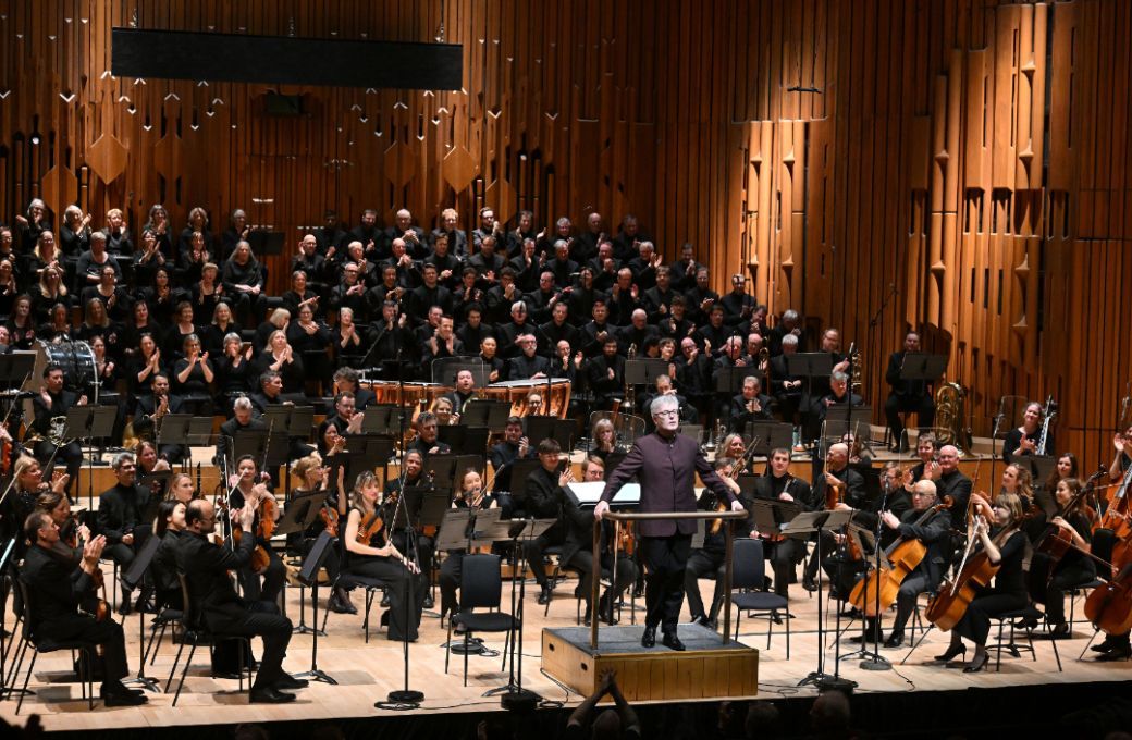 Sir James MacMillan and the BBC Symphony Orchestra and Chorus &copy; BBC | Mark Allan