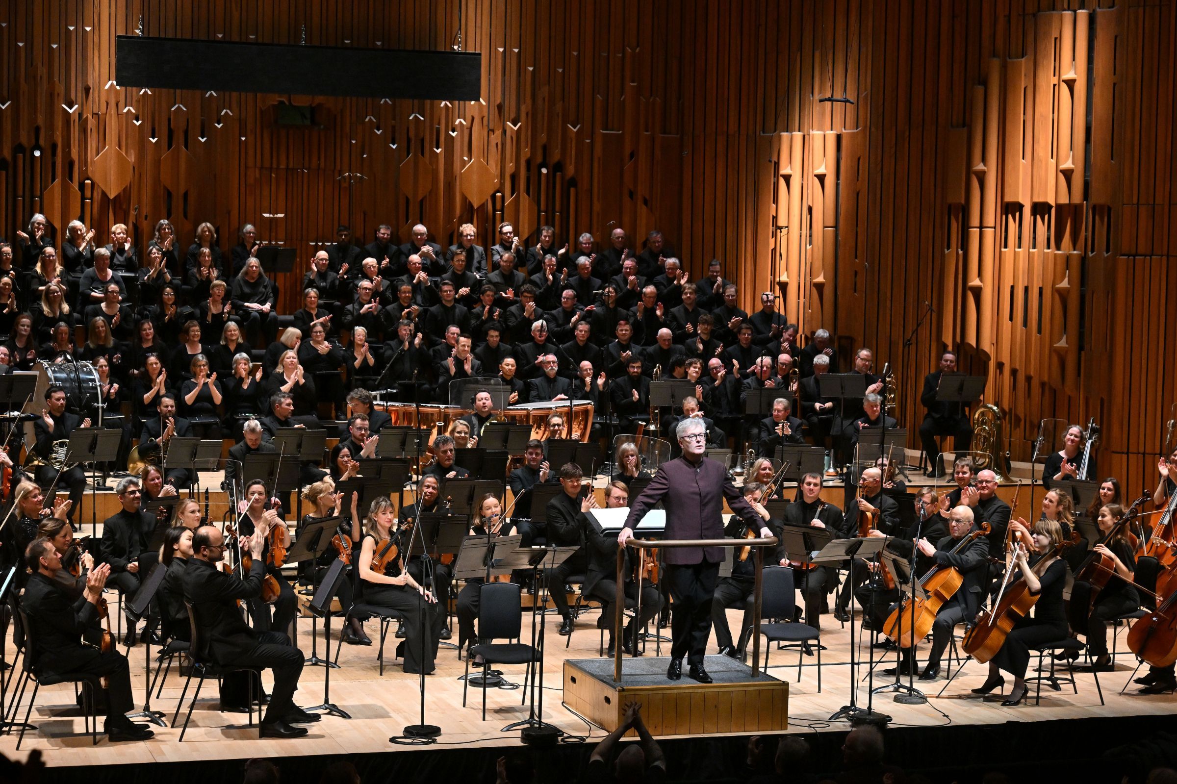 Sir James MacMillan and the BBC Symphony Orchestra and Chorus &copy; BBC | Mark Allan