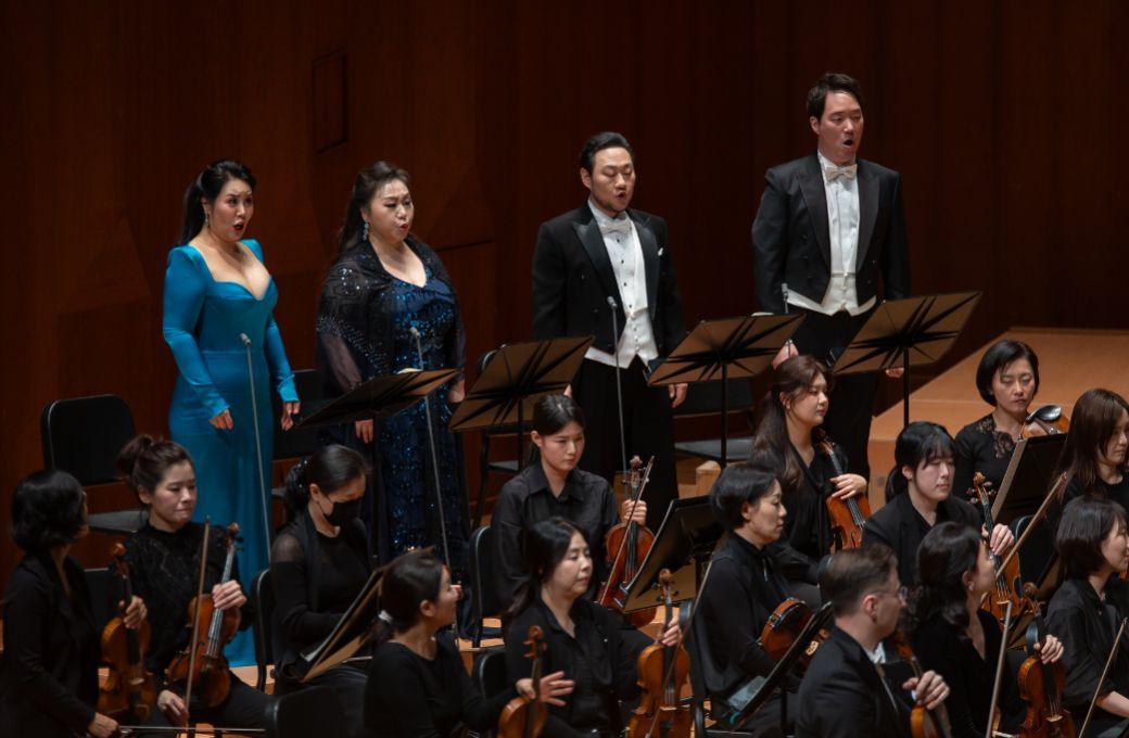 Sunyoung Seo, A-kyeong Lee, Wookyung Kim and Kihwan Sim &copy; Seoul Philharmonic