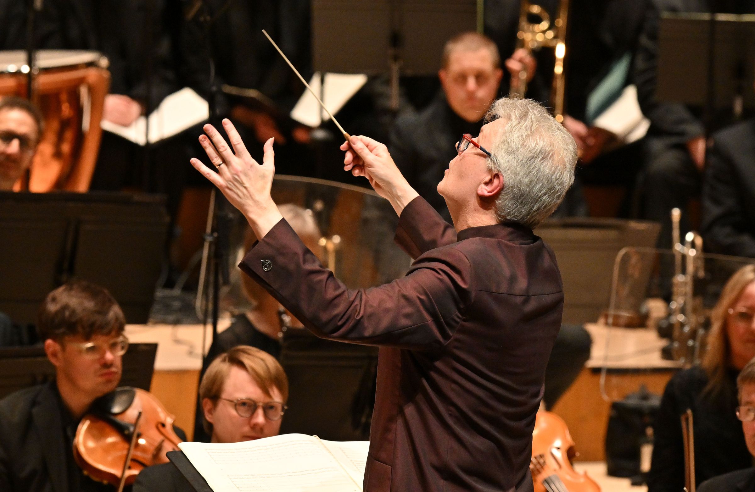 Sir James MacMillan conducts the BBC Symphony Orchestra &copy; BBC | Mark Allan