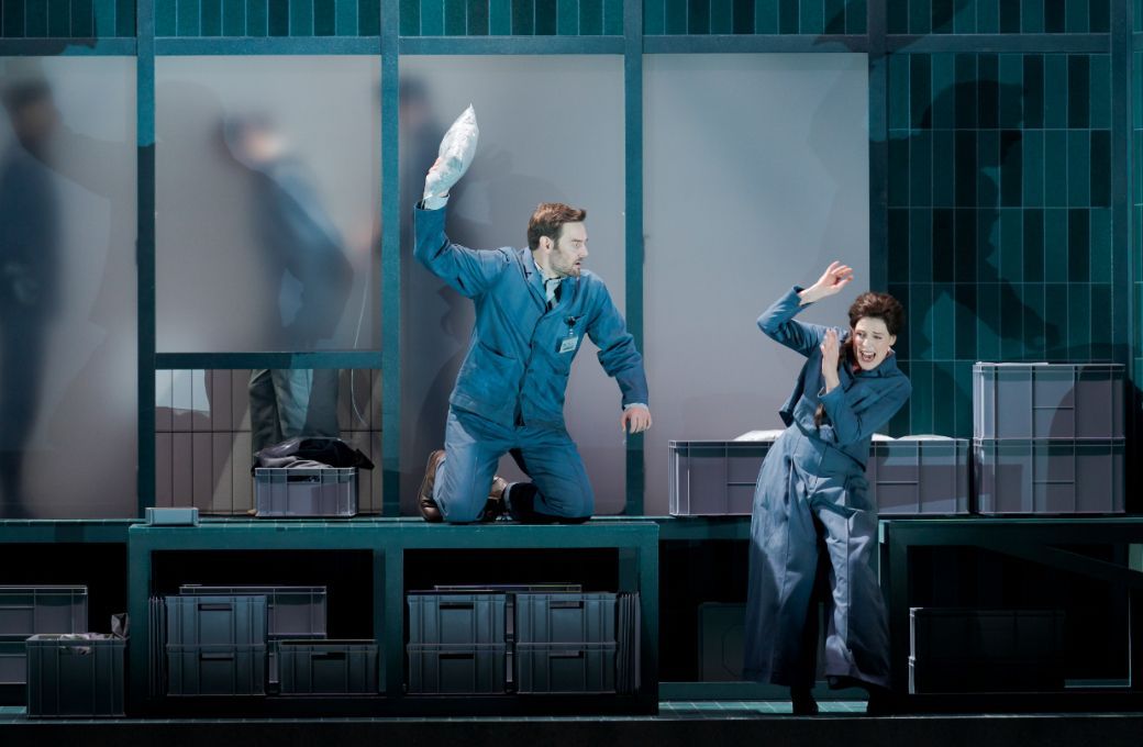 Daniel Jenz (Jaquino) und Kathrin Zukowski (Marzelline) &copy; Werner Kmetitsch