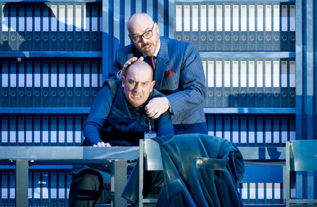 Tareq Nazmi (Rocco) und Christopher Maltman (Don Pizarro) &copy; Werner Kmetitsch
