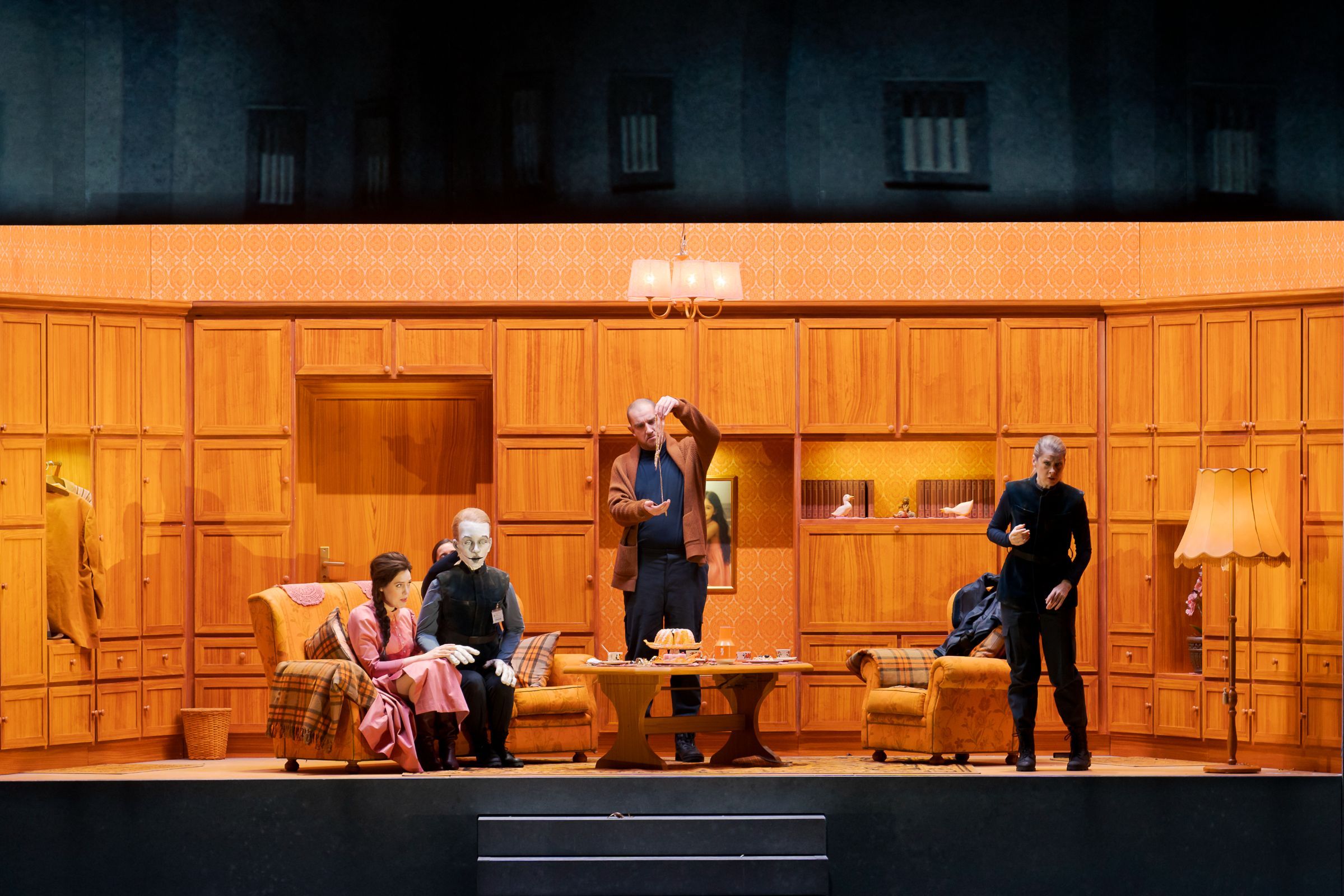 Kathrin Zukowski (Marzelline), Tareq Nazmi (Rocco), Malin Byström (Leonore) &copy; Werner Kmetitsch