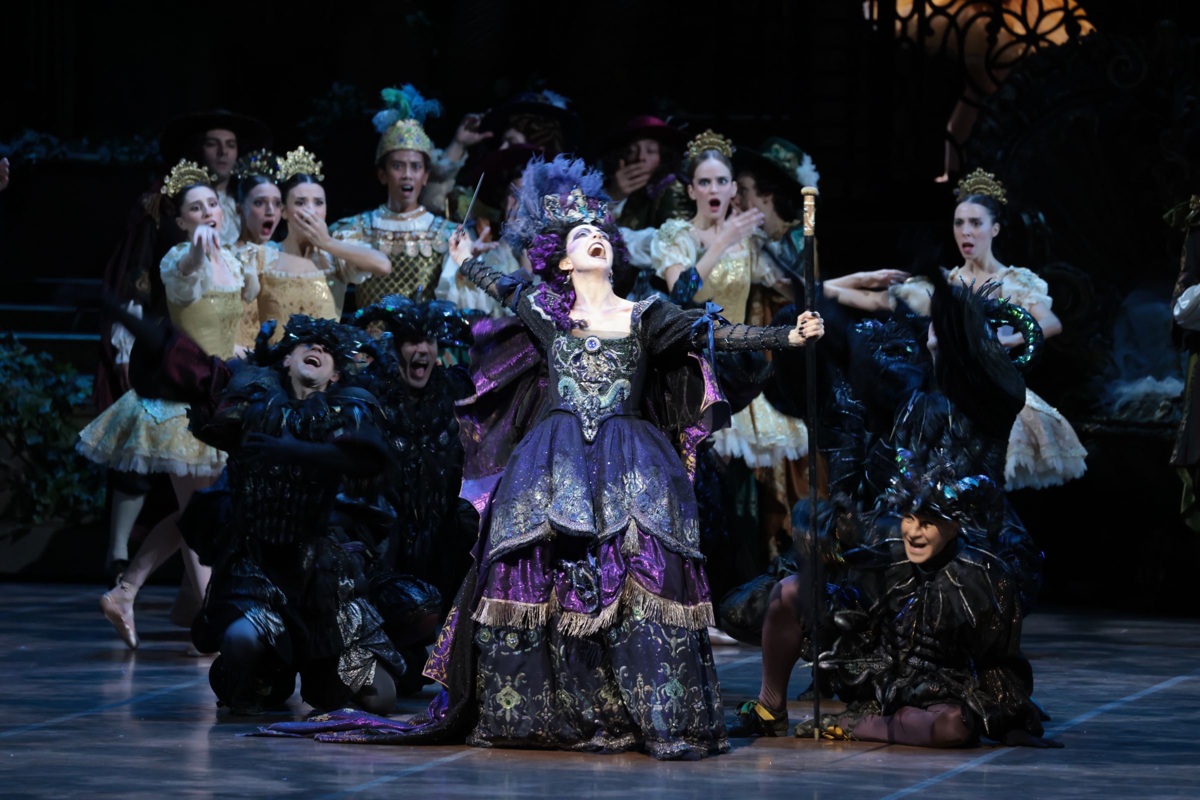 Giorgia Sacher as Carabosse in Rudolf Nureyev's <i>The Sleeping Beauty</i> &copy; Brescia e Amisano, Teatro alla Scala