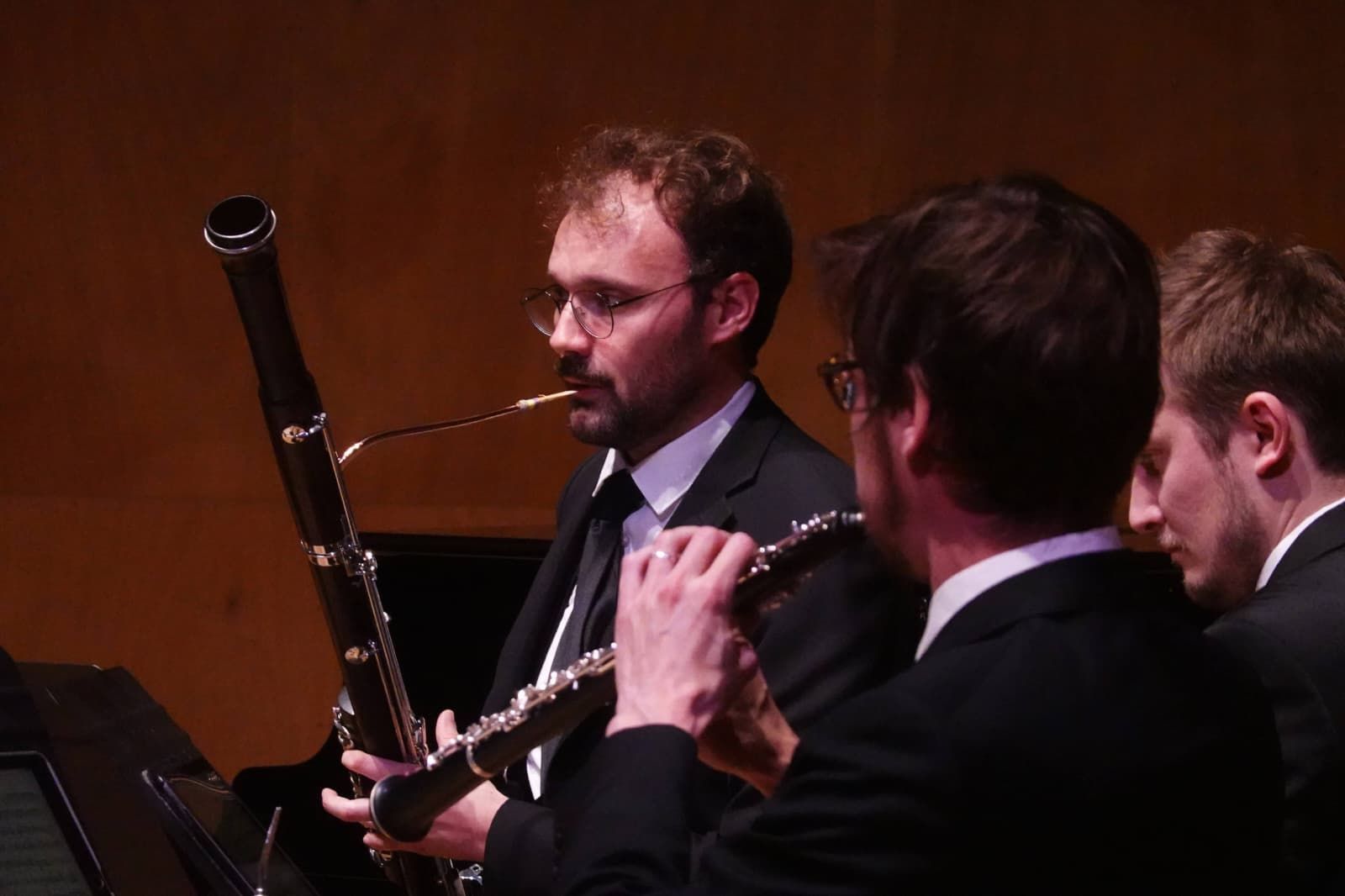 Rafael Angster et son basson français &copy; Jean Fleuriot