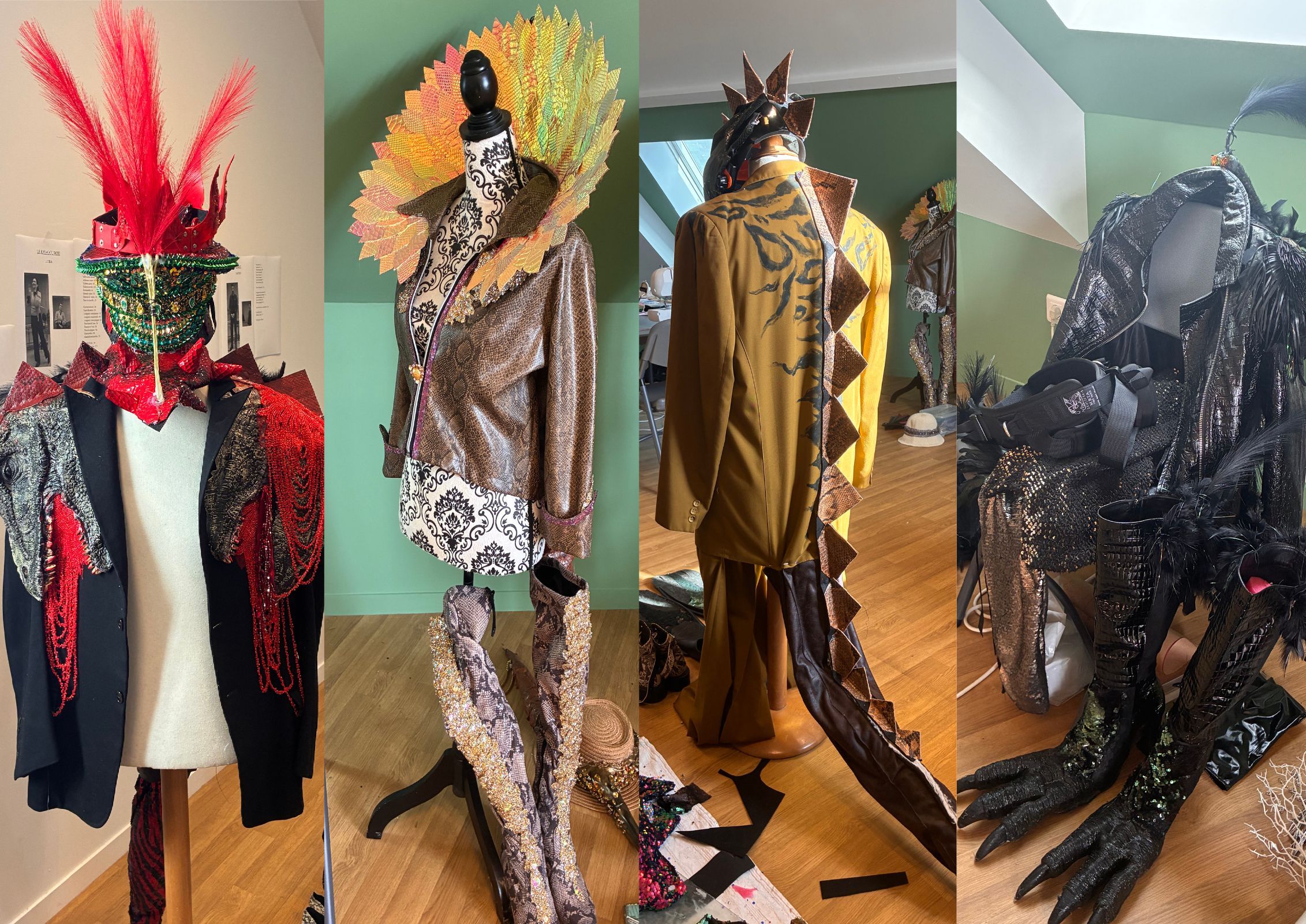 Costumes for <i>Les Dinos et l’Arche</i> © Sylvain Wavrant