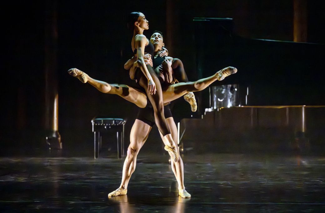 Minju Kang, Kevin Poeung and Lorenzo Trossello in Kenneth Tindall's <i>Bitter Earth</i> © Deborah Jaffe