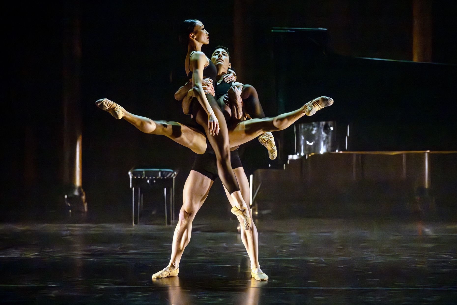 Minju Kang, Kevin Poeung and Lorenzo Trossello in Kenneth Tindall's <i>Bitter Earth</i> © Deborah Jaffe