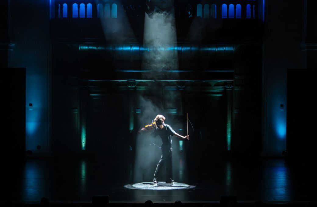 Dominic Stokes, violist at Ballet Nights Decadance &copy; Deborah Jaffe