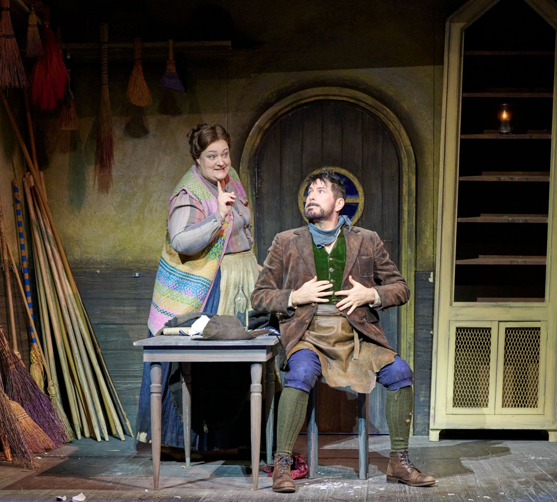 Regine Hangler (la mère) et Clemens Unterreiner (le père) &copy; Wiener Staatsoper | Michael Pöhn