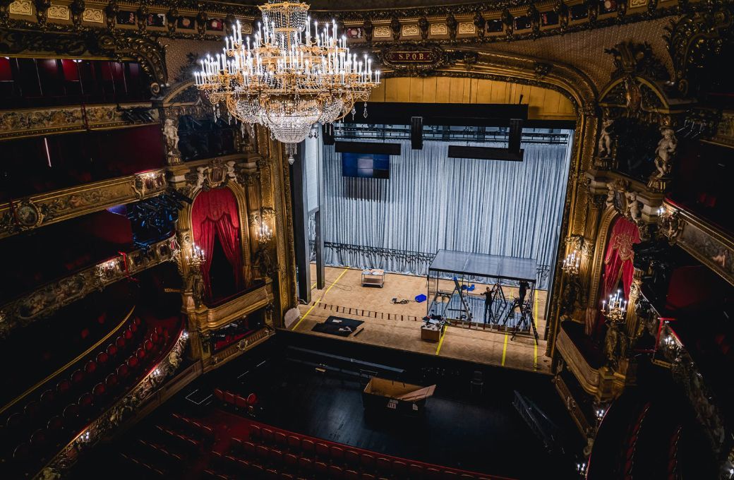 Setting the stage at La Monnaie &copy; Pieter Claes