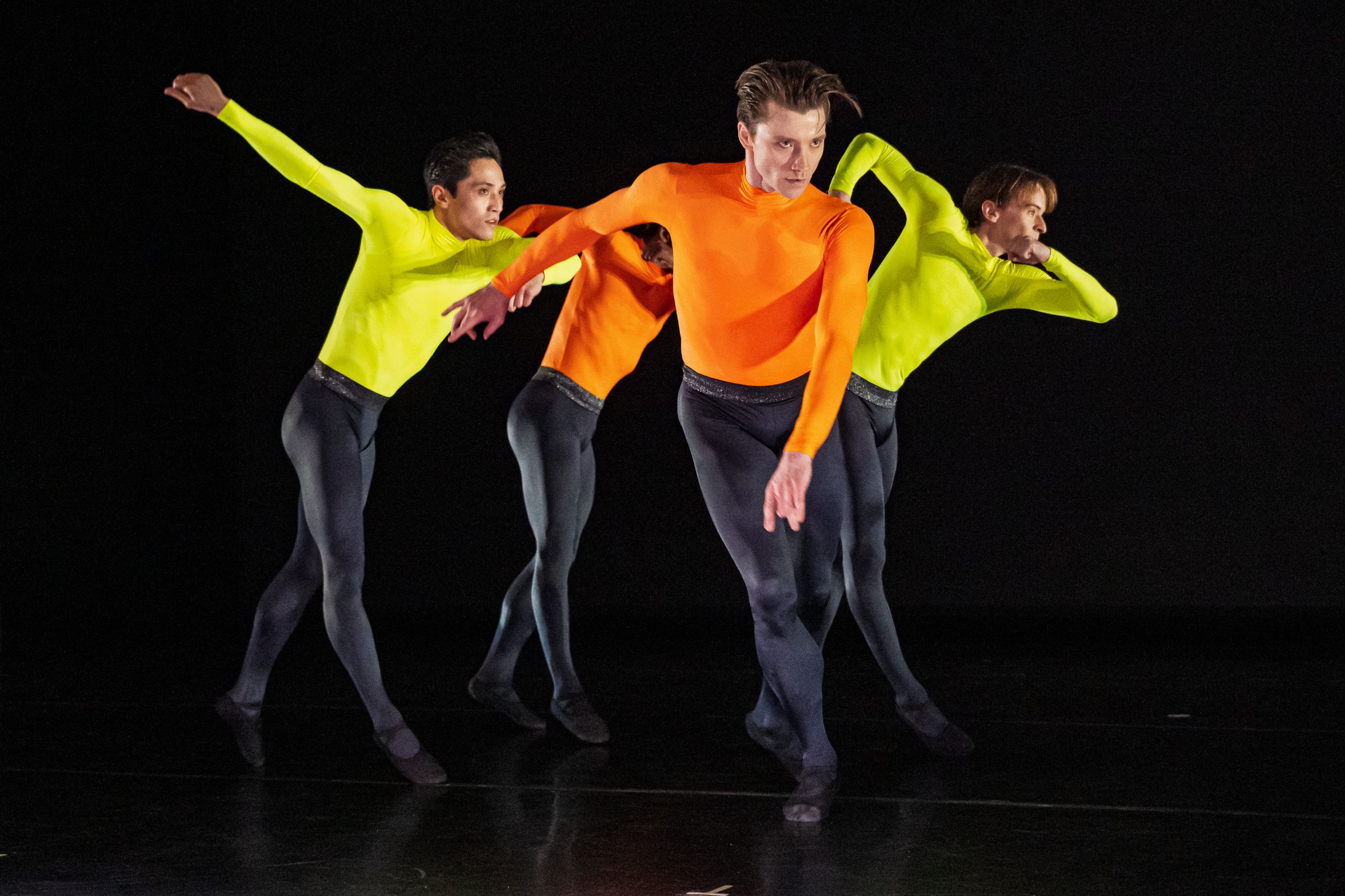 Jeffrey Cirio, Osiel Gouneo, Alban Lendorf and Daniil Simkin in <i>Jack</i> by Drew Jacoby © Steven Pisano