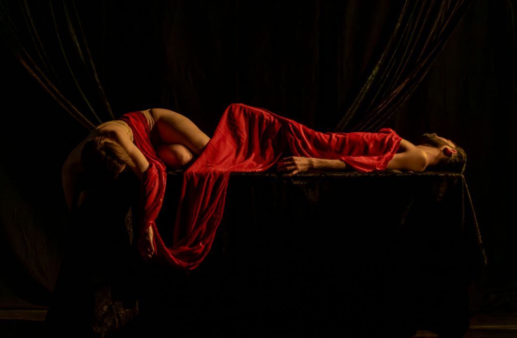 Imogen Frances and Taraash Mehrotra in <i>Death of Gesualdo</i> © Paul Marc Mitchell