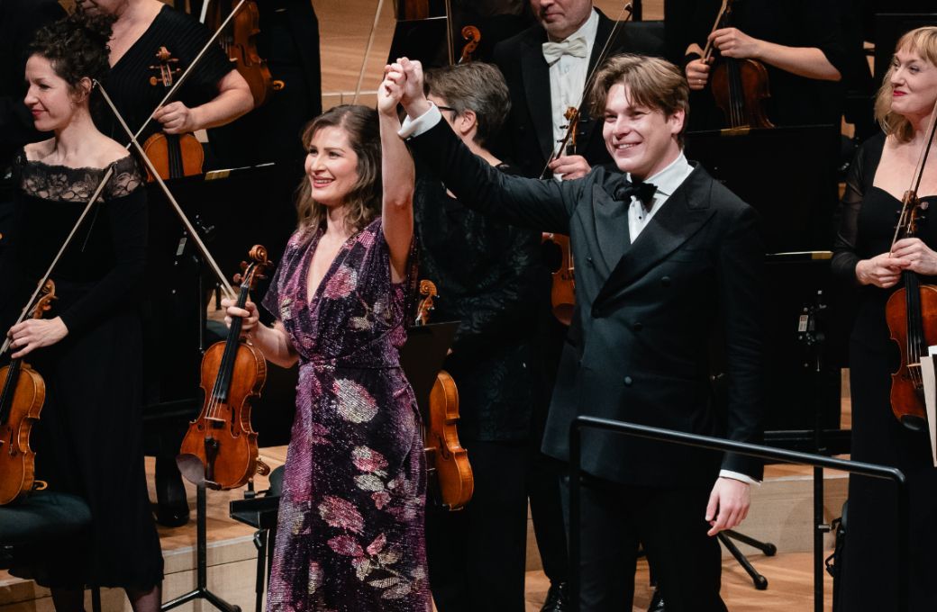 Lisa Batiashvili, Klaus M&auml;kel&auml; and the Oslo Philharmonic &copy; John-Halvdan Olsen-Halvorsen | Oslo Philharmonic