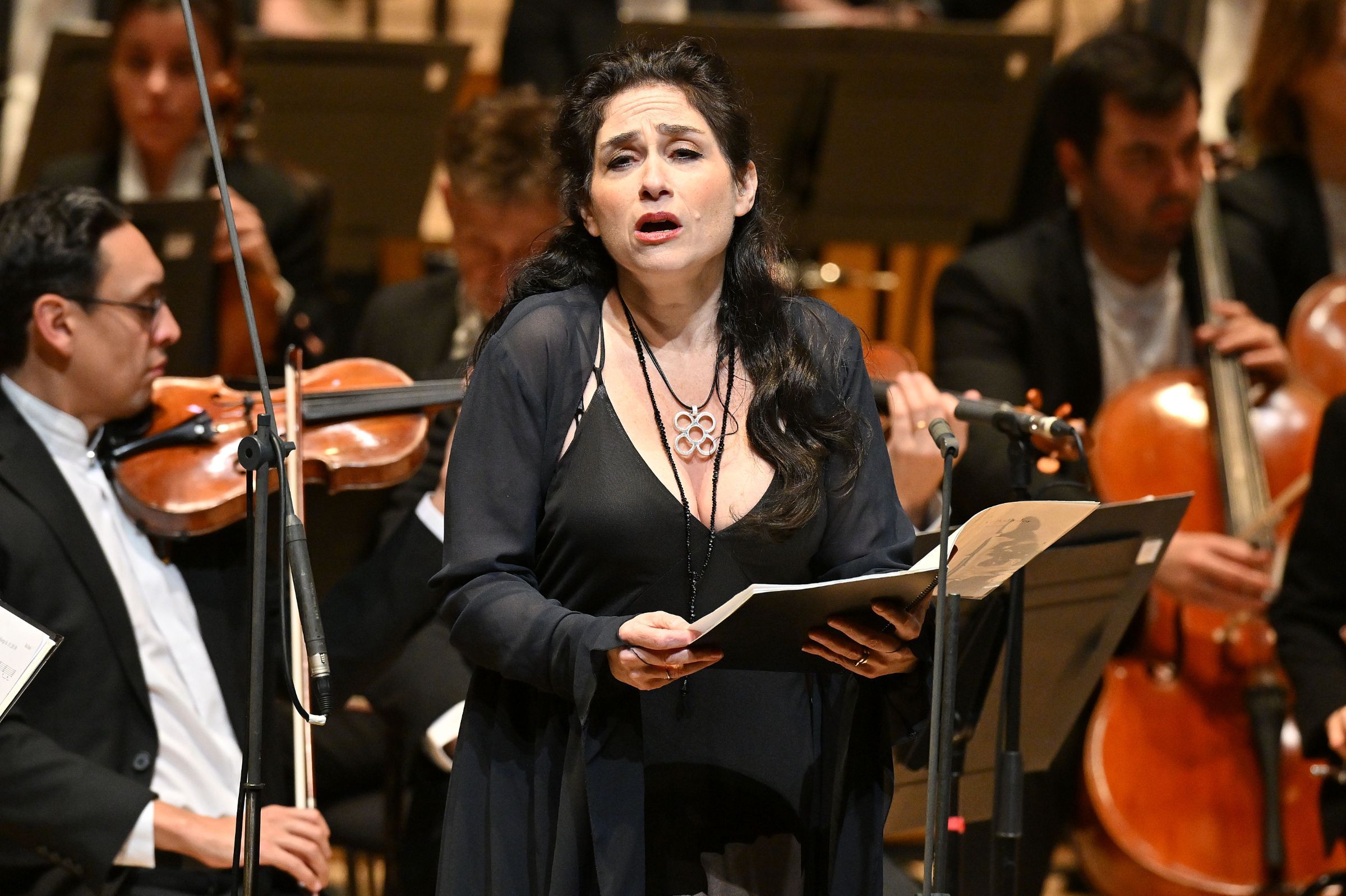 Rinat Shaham and the London Symphony Orchestra &copy; LSO | Mark Allan