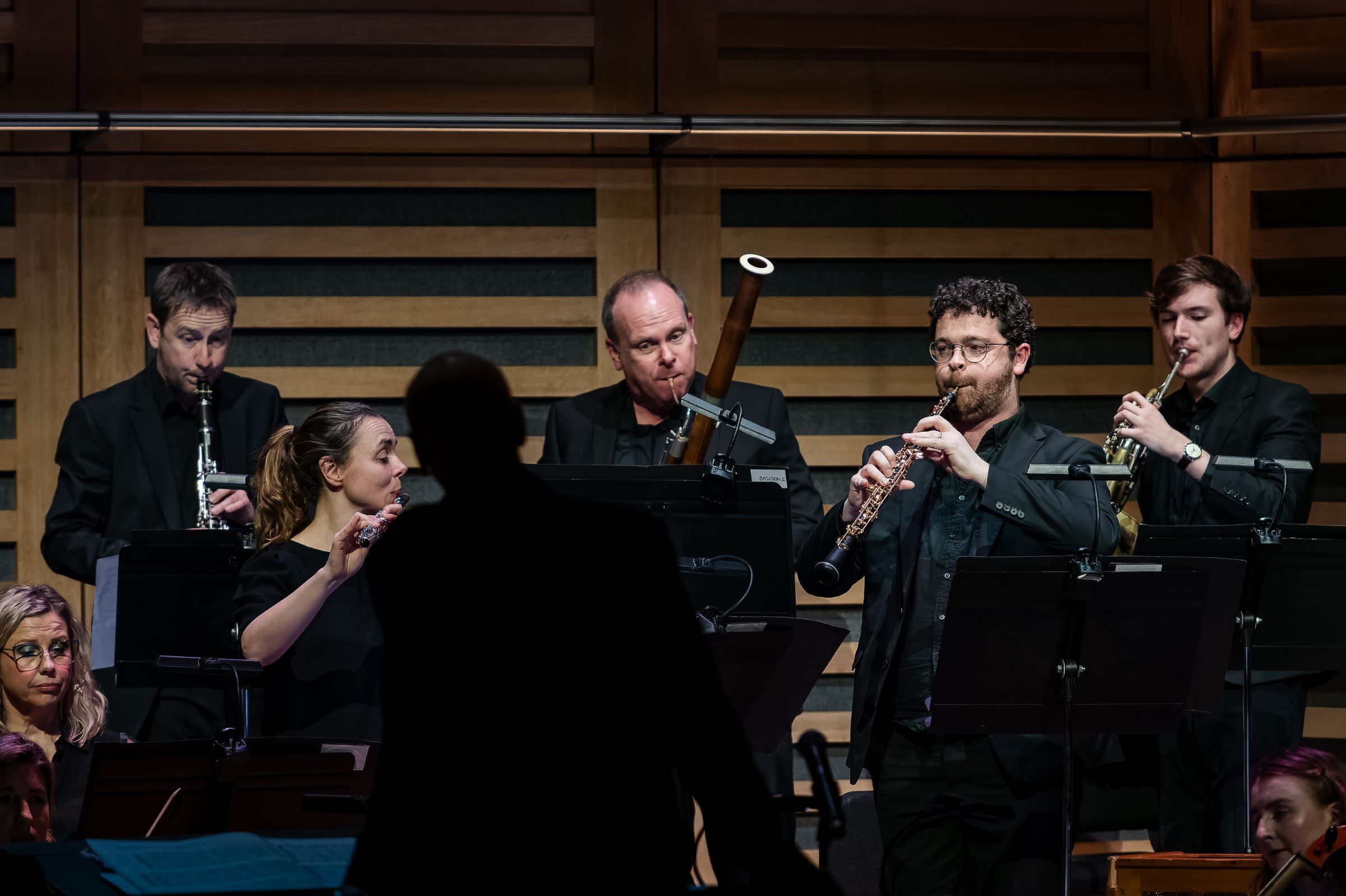 Aurora Orchestra winds play Ravel &copy; Julian Guidera