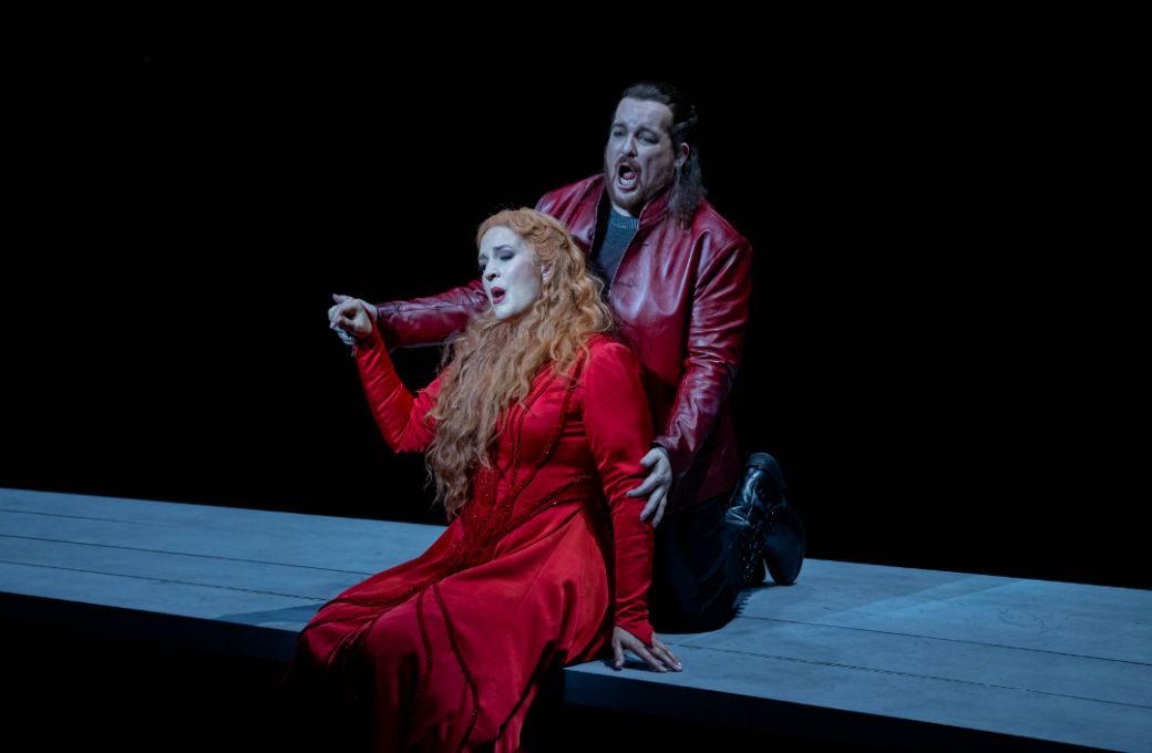 Lise Davidsen (Isolda) y Clay Hilley (Trist&aacute;n) &copy; Sergi Panizo | Gran Teatre del Liceu