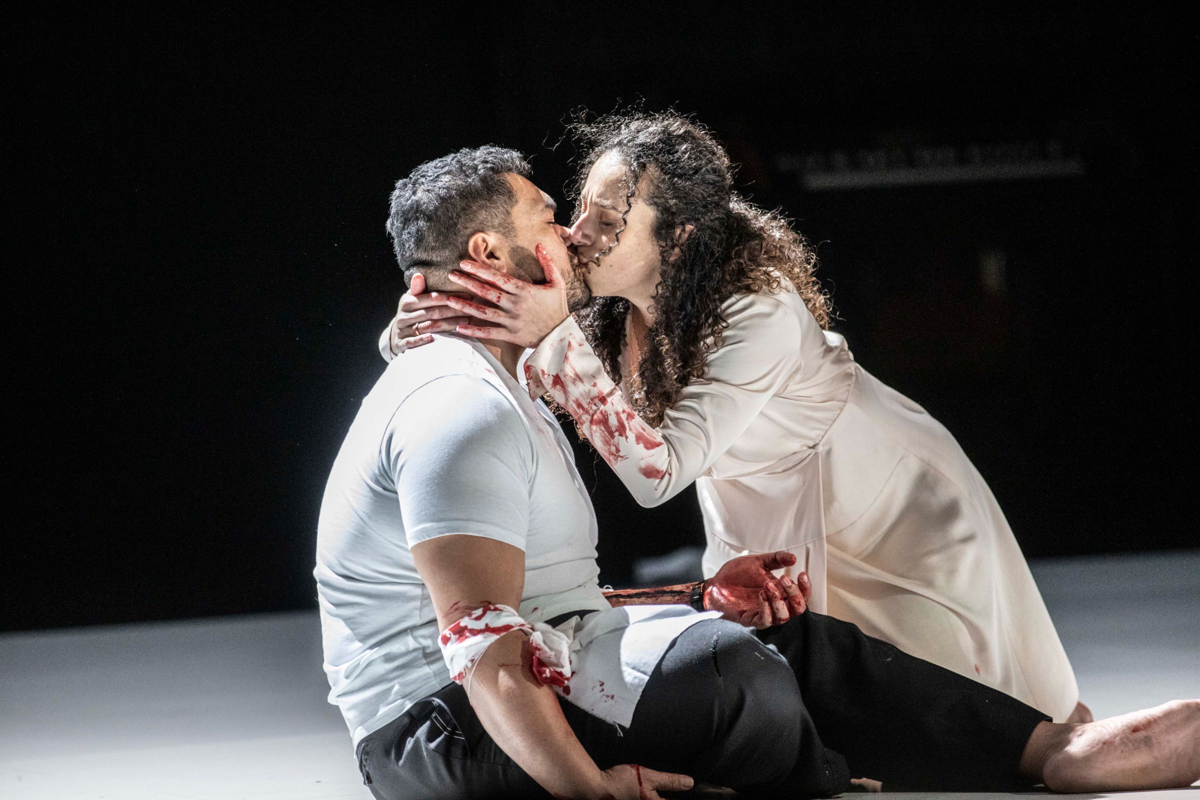 Pene Pati (Werther), Adèle Charvet (Charlotte) &copy; Jean-Louis Fernandez