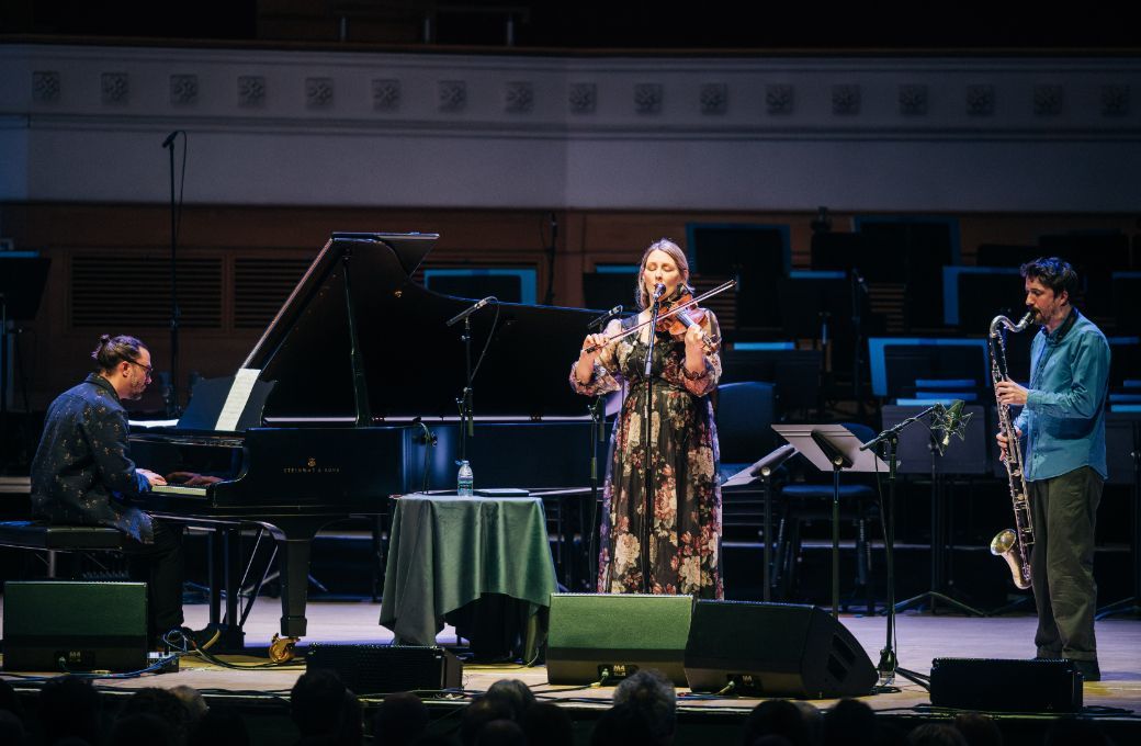 Bruno Heinen, Alice Zawadzki and George Crowley © Kris Kesiak | Celtic Connections