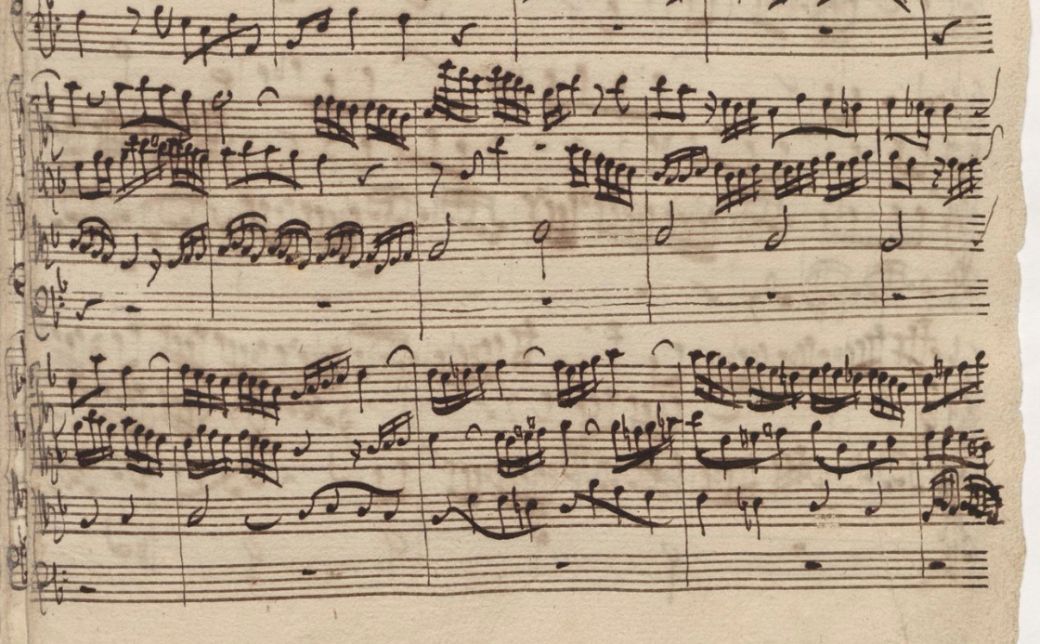 From JS Bach’s manuscript of <i>Contrapunctus 9</i> from <i>The Art of Fugue</i> © Staatsbibliothek zu Berlin | IMSLP (Public domain)