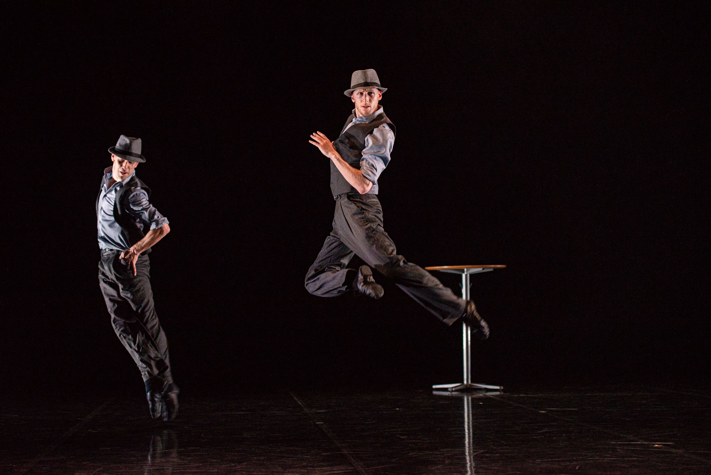 Jonathan Goddard and Dominic Rocca in Christopher Bruce's <i>Troubadour</i> &copy; Pierre Tappon