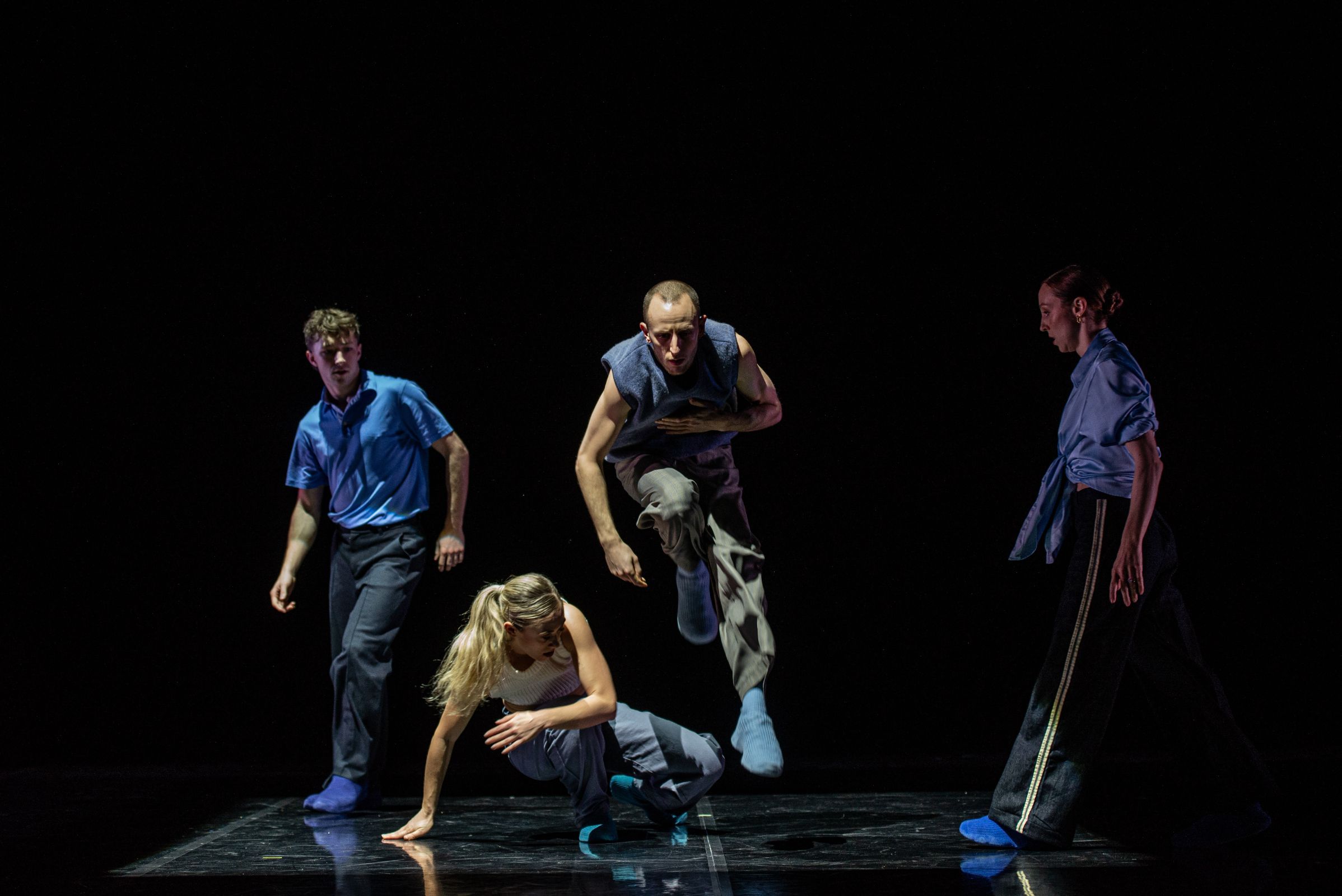 Harry Wilson, Carina Howard, Francis Thomas and Eileih Muir in <i>CAST [X]</i> by Liam Francis &copy; Pierre Tappon