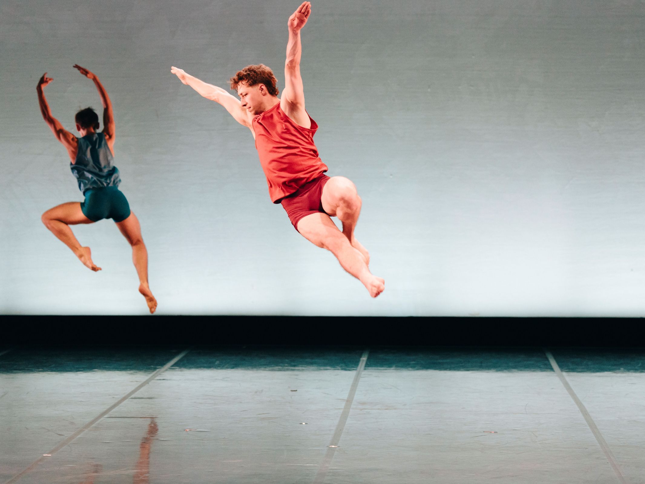 Pierre Tappon and Harry Wilson in Bella Lewitzky's <i>Kinaesonata</i> &copy; Jimmy Parratt