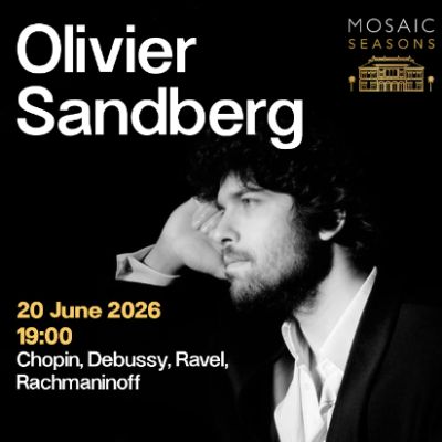 Olivier Sandberg Piano Concert Performing Chopin Debussy and Rachmaninov