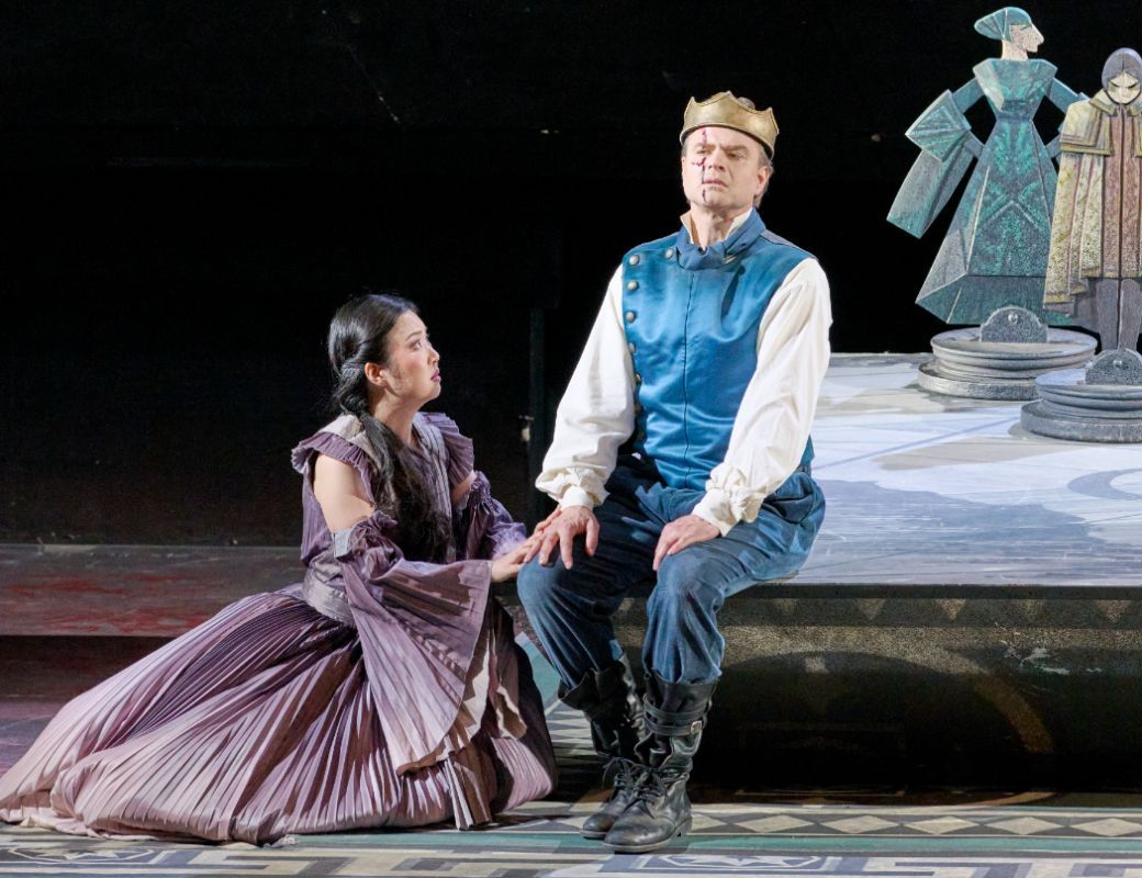 Ying Fang (Ilia), Bernard Richter (Idomeneo) © Michael Pöhn