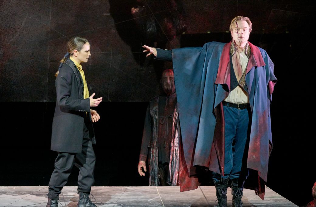 Kate Lindsey (Idamante), Bernard Richter (Idomeneo) © Michael Pöhn