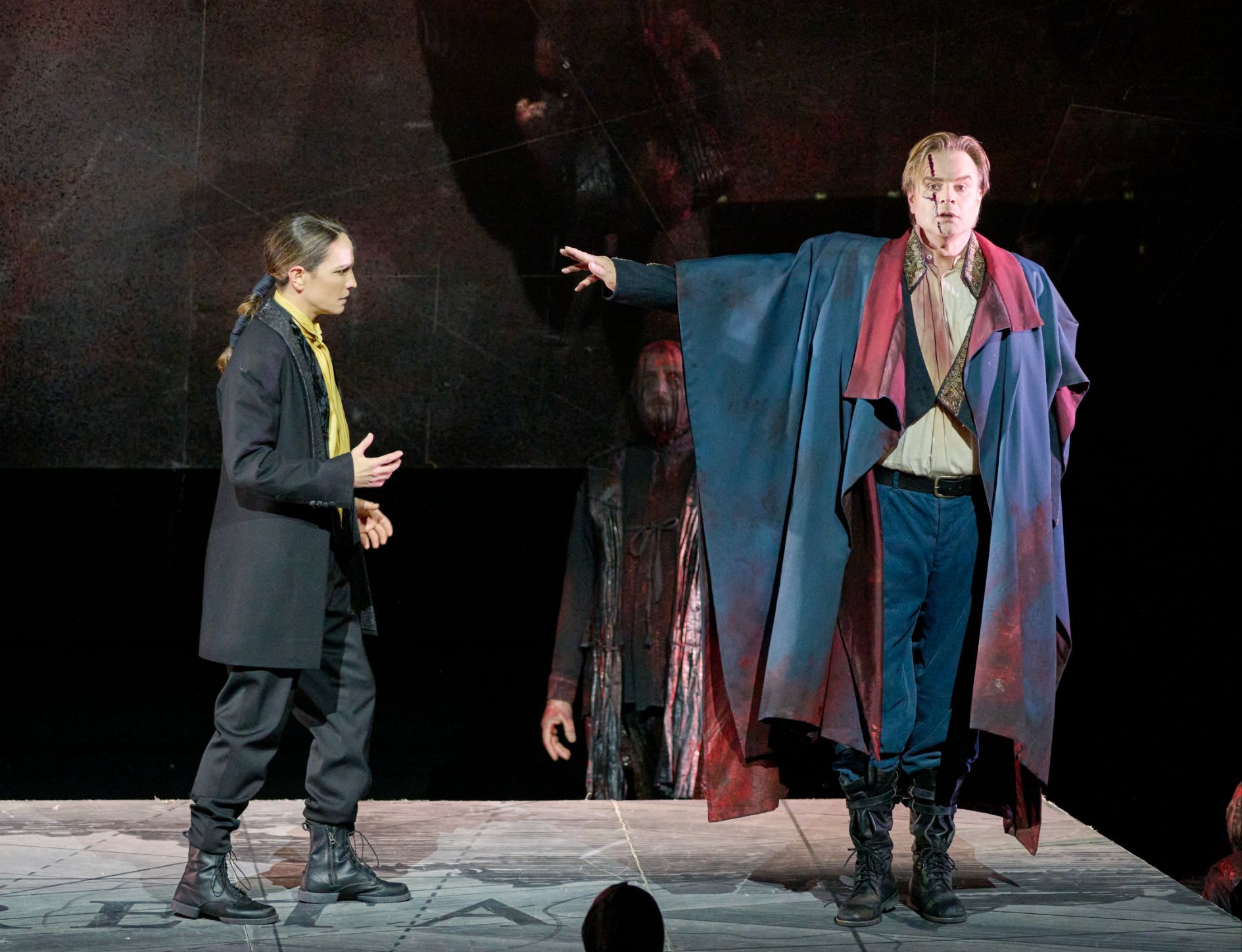 Kate Lindsey (Idamante), Bernard Richter (Idomeneo) © Michael Pöhn