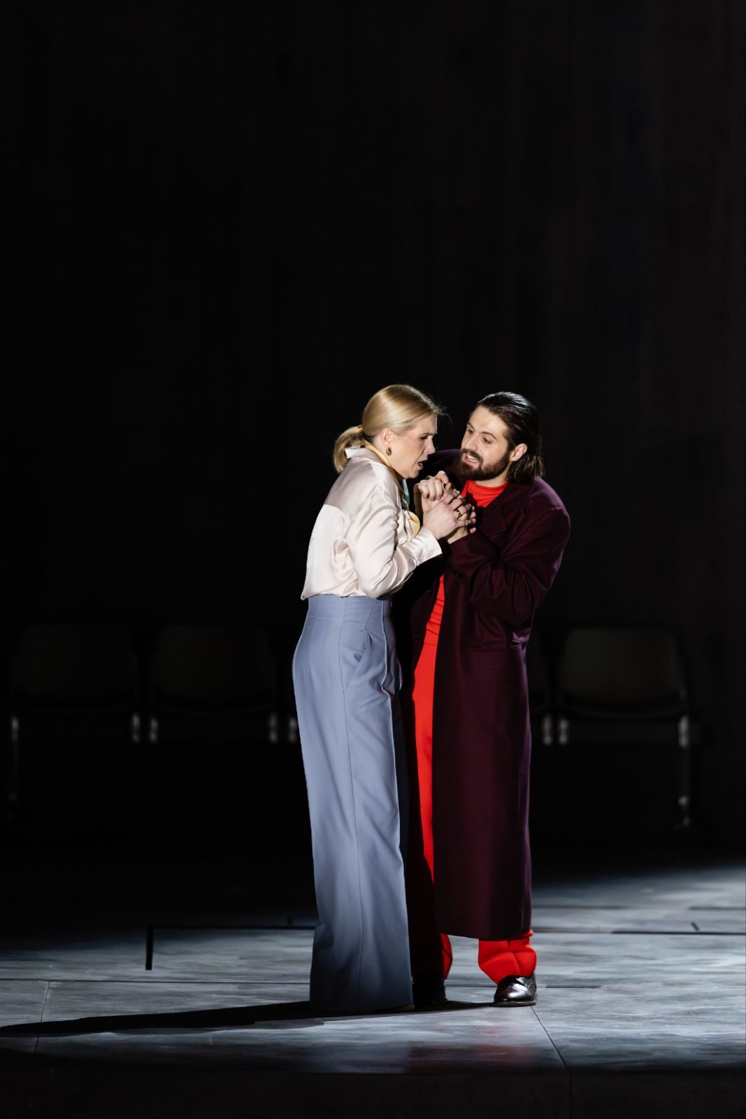 Julia Kleiter (Donna Elvira) und Konstantin Krimmel (Don Giovanni) &copy; Geoffroy Schied