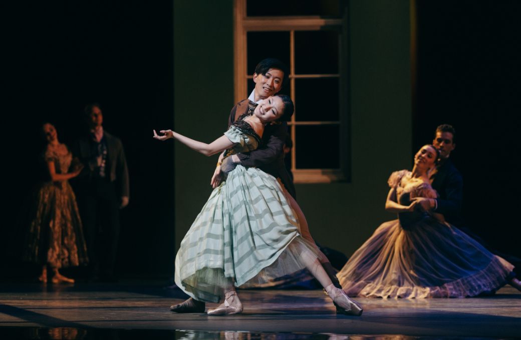 Wona Park and Wei Wang in Yuri Possokhov's <i>Eugene Onegin</i> © Lindsey Rallo