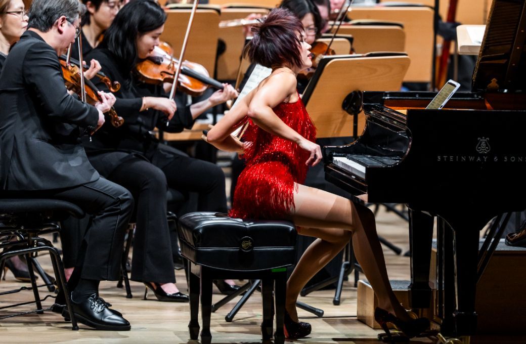 Yuja Wang and the New York Philharmonic &copy; Chris Lee