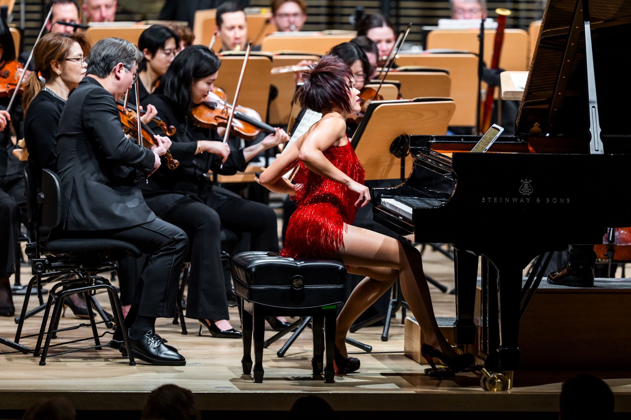 Yuja Wang and the New York Philharmonic &copy; Chris Lee