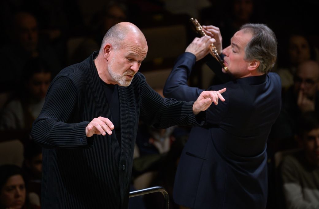 François-Xavier Roth y Emmanuel Pahud © Rafa Martín | La Filarmónica