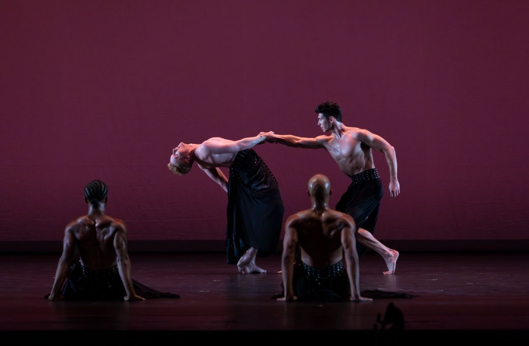 Lee Duveneck, Kenny Corrigan, Alex Clayton and Shawn Lesniak in Lauren Lovette's <i>Echo</i> © Whitney Browne