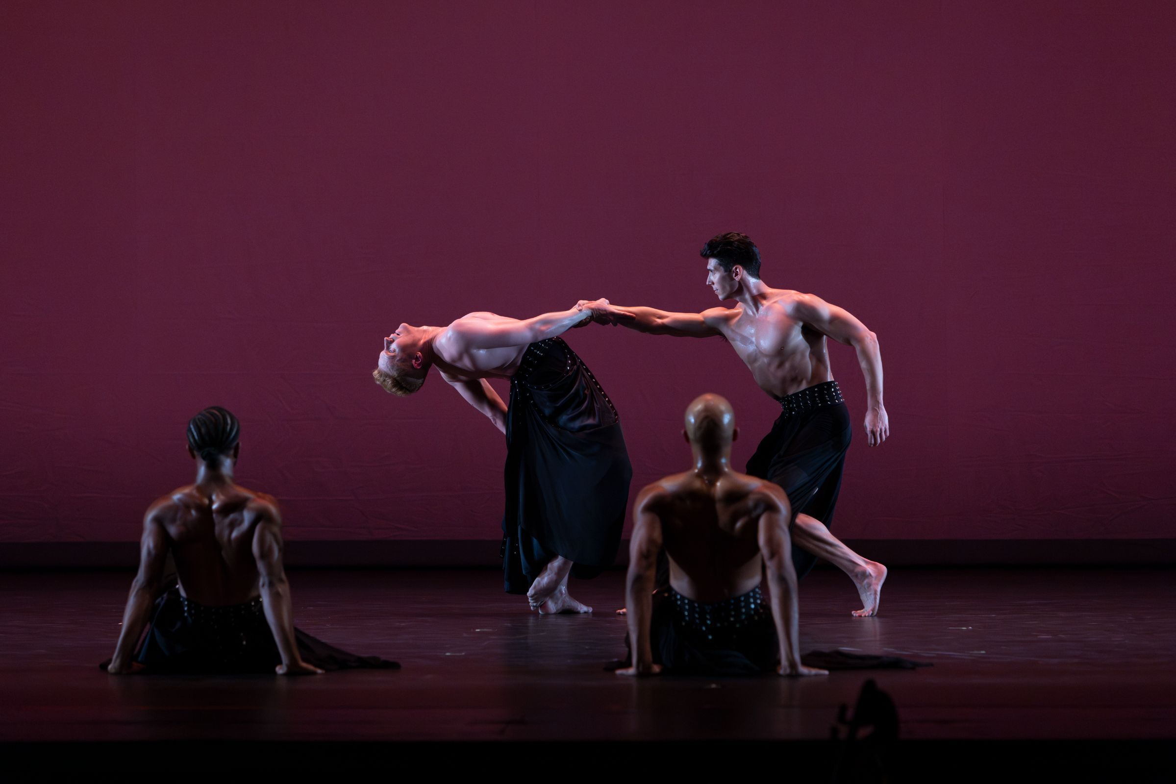 Lee Duveneck, Kenny Corrigan, Alex Clayton and Shawn Lesniak in Lauren Lovette's <i>Echo</i> © Whitney Browne